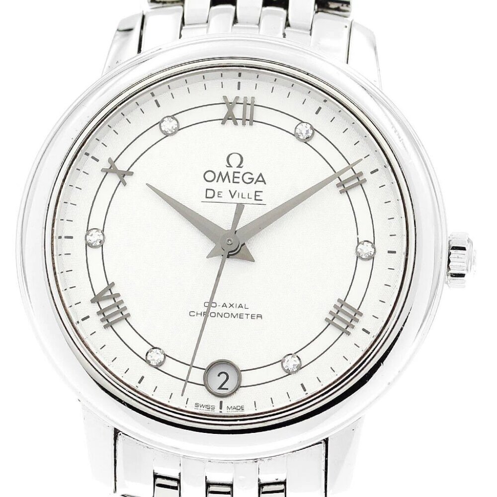 OMEGA De Ville Prestige 424.10.33.20.52.002 6P diamond Quartz Ladies - Picture 10 of 12